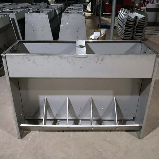 double side pig feeder
